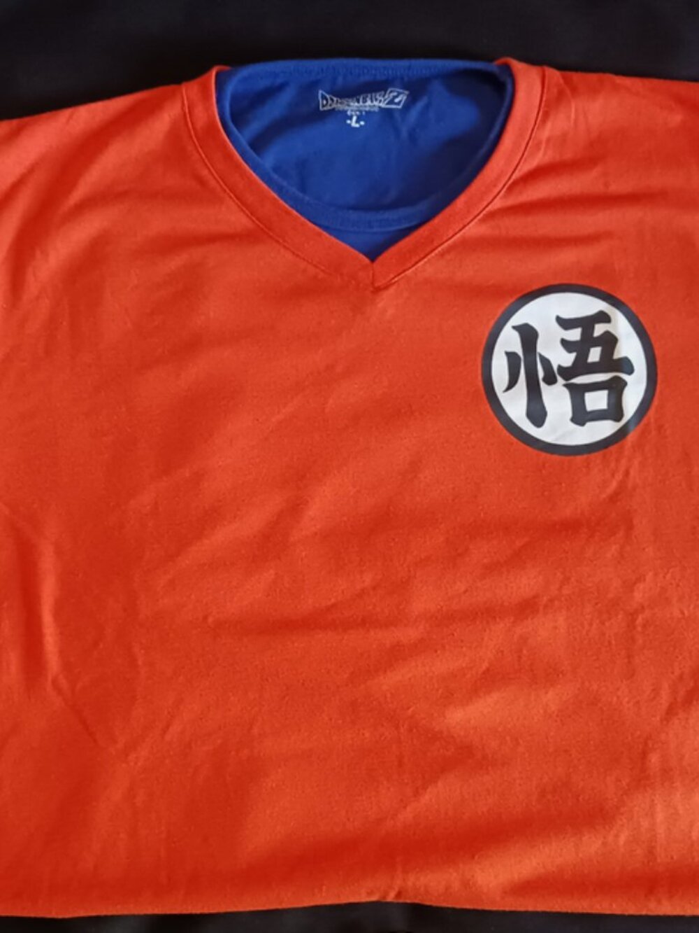 Official Dragon Ball Z Shirt Mens Large Orange Super Saiyan Anime Manga Adult